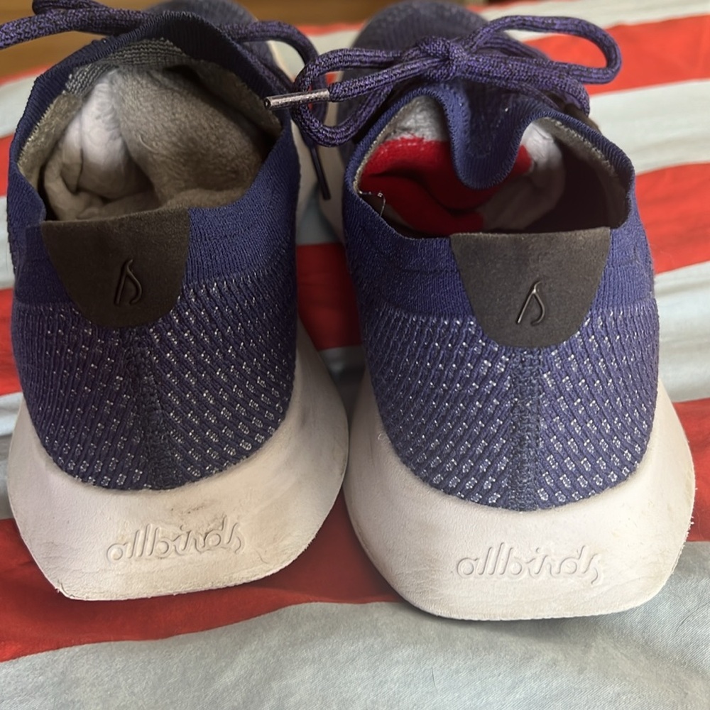 🪅Allbirds Tree Dasher Women’s washable athletic shoes Sz 11 blue - Picture 4 of 7